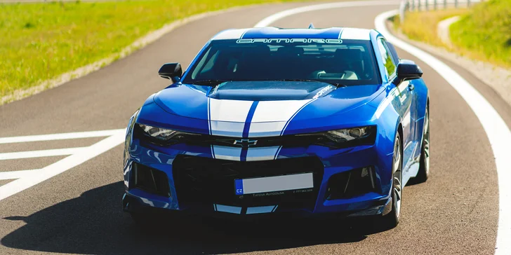 Zážitková jízda v Chevroletu Camaro: 15 min. spolujízdy nebo až 60 min. řízení