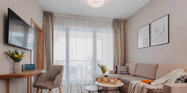 Adults only apartmány v polské Karpaczi: snídaně a wellness, varianta s privátní saunou v pokoji