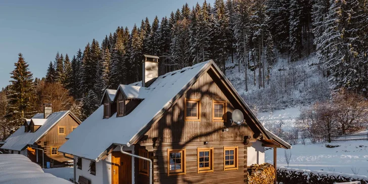 Pobyt v Jeseníkách: apartmány v roubence s koupacím wellness sudem