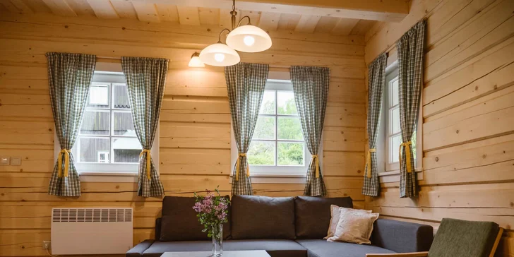 Pobyt v Jeseníkách: apartmány v roubence s koupacím wellness sudem