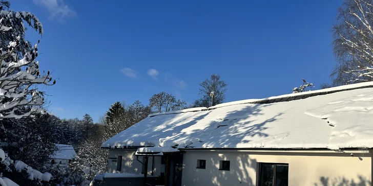 Apartmány v Krkonoších se 3 hod. privátního wellness pro dva i rodinu