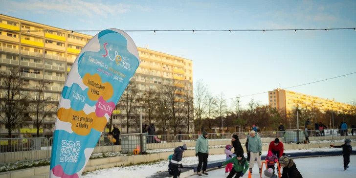 Školička bruslení na Střížkově, Smíchově, Karlíně i v Zahrádkách: Bezpečné a zábavné lekce pro děti