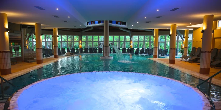 Luxusní pobyt v blízkosti termálního jezera Hévíz: polopenze a neomezený wellness
