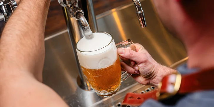 Nálož pro milovníky masa: vepřové i kuřecí řízečky, přílohy a pivo Holba pro 2 i 4 osoby