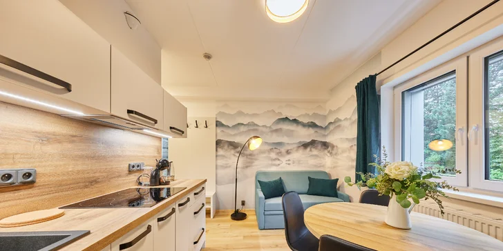 Krásné apartmány v Podkrkonoší: ubytování se snídaní i voucher do restaurace