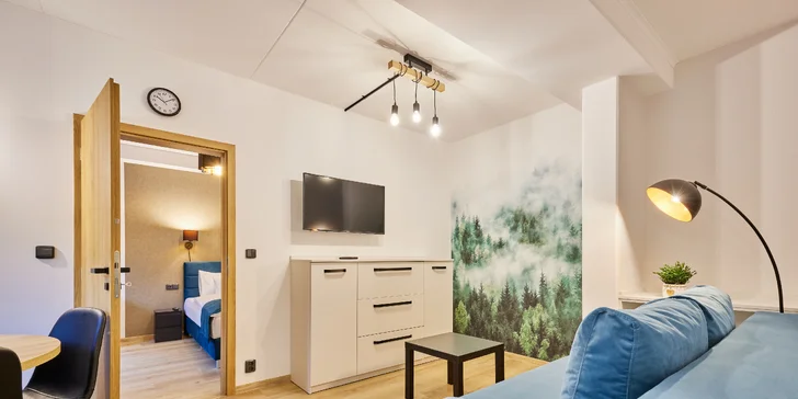 Krásné apartmány v Podkrkonoší: ubytování se snídaní i voucher do restaurace
