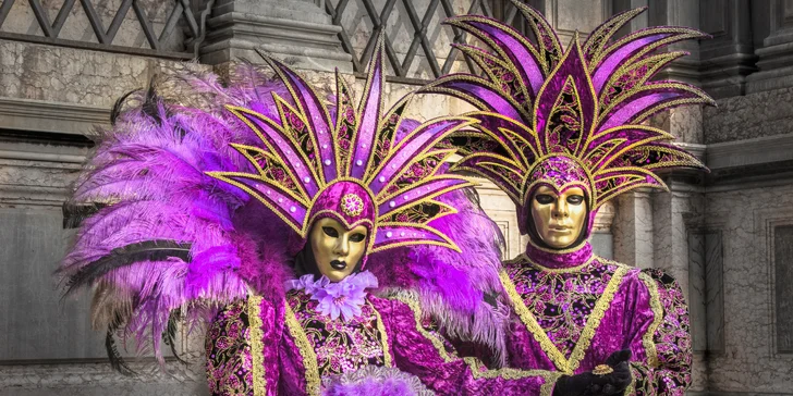 Čtyřdenní zájezd na karneval v Benátkách s plavbou po ostrovech i ubytováním