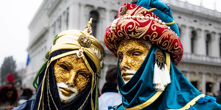 Čtyřdenní zájezd na karneval v Benátkách s plavbou po ostrovech i ubytováním