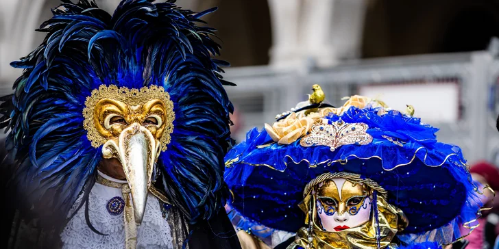 Čtyřdenní zájezd na karneval v Benátkách s plavbou po ostrovech i ubytováním
