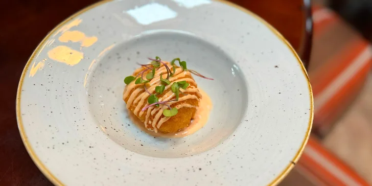 Cedrus Restaurant: pětichodové italské menu i s vinným párováním pro 1 či 2 osoby