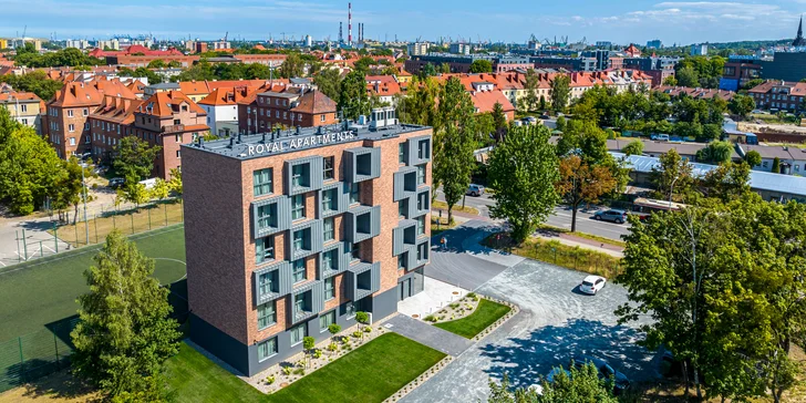 Gdaňsk: pobyt v moderním apartmánu 5 km od Starého Města, možnost snídaně na pokoj