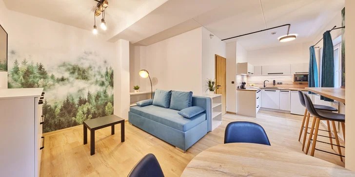 Krásné apartmány v Podkrkonoší: ubytování se snídaní i voucher do restaurace
