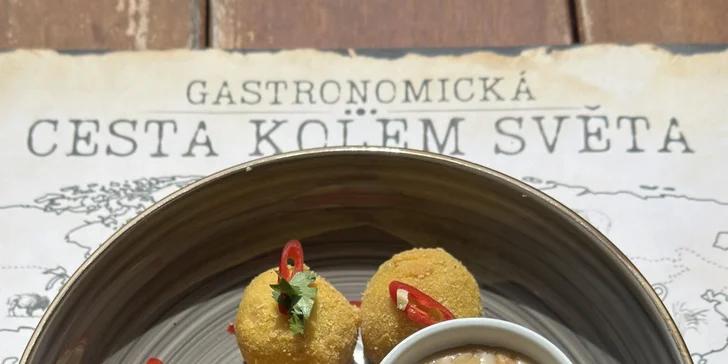 Vouchery na gastronomickou cestu kolem světa v hodnotě 500 až 2000 Kč