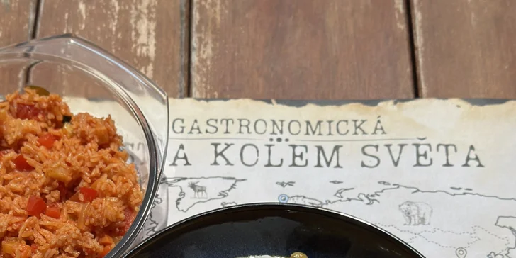 Vouchery na gastronomickou cestu kolem světa v hodnotě 500 až 2000 Kč