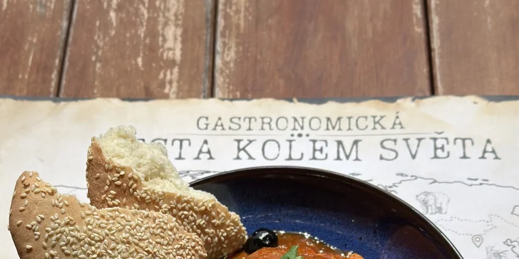 Vouchery na gastronomickou cestu kolem světa v hodnotě 500 až 2000 Kč
