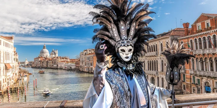 Čtyřdenní zájezd na karneval v Benátkách s plavbou po ostrovech i ubytováním