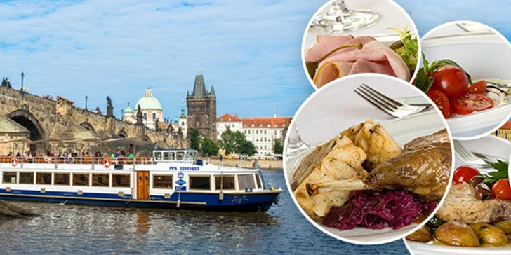 Špičková večeře na nejluxusnější lodi v Praze