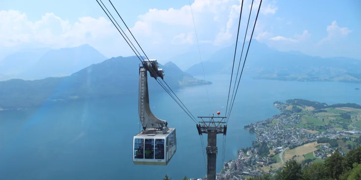 Výlet do Švýcarska: zubačkou na horu Rigi a lodí do Luzernu, vč. dopravy autobusem