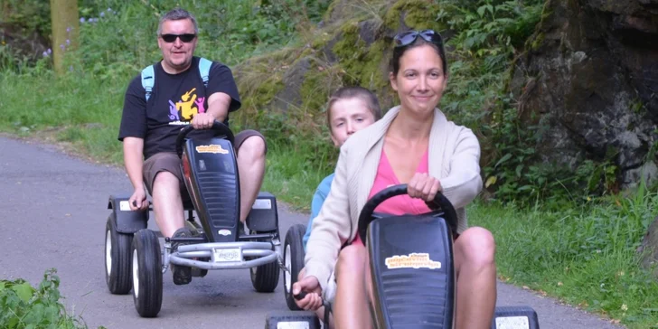 Léto na šlapacích kárách ve Stromovce (30 i 60 min)