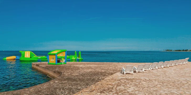 Dovolená v mobilním domku na Istrii: aquapark i miniklub