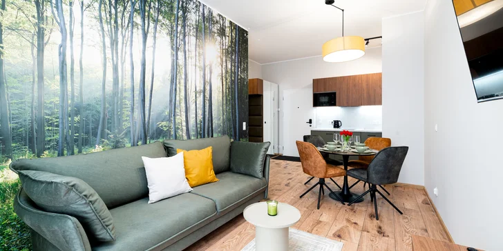 Relax i aktivní dovolená v polských Krkonoších: moderní apartmány, neomezená sauna
