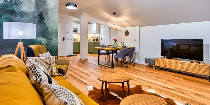 Relax i aktivní dovolená v polských Krkonoších: moderní apartmány, neomezená sauna