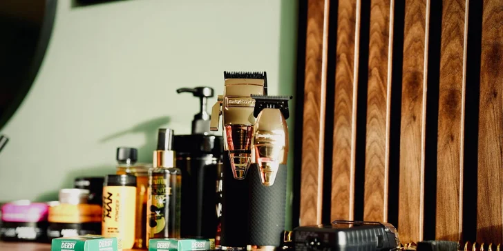 Dětský střih nebo pánský full servis s péčí o vlasy, vousy a pleť v barber shopu