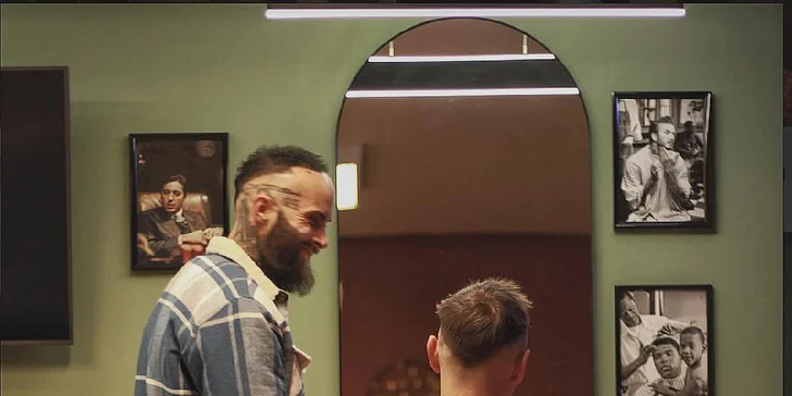 Dětský střih nebo pánský full servis s péčí o vlasy, vousy a pleť v barber shopu