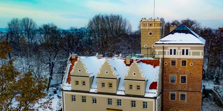 Zámecká romantika u Vratislavi: snídaně či polopenze, neomezený wellness a krásné okolí