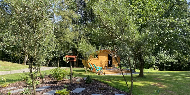Útulný Tiny House v přírodě Podkrkonoší pro 2 osoby