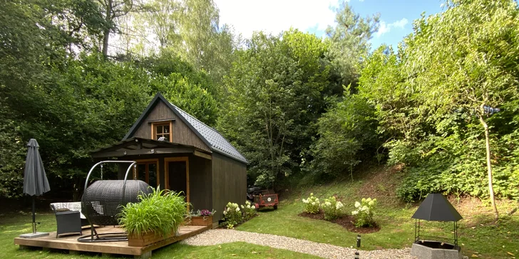 Útulný Tiny House v přírodě Podkrkonoší pro 2 osoby