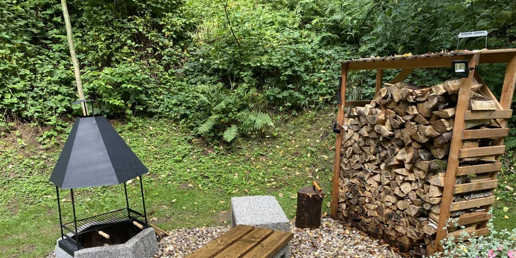 Útulný Tiny House v přírodě Podkrkonoší pro 2 osoby