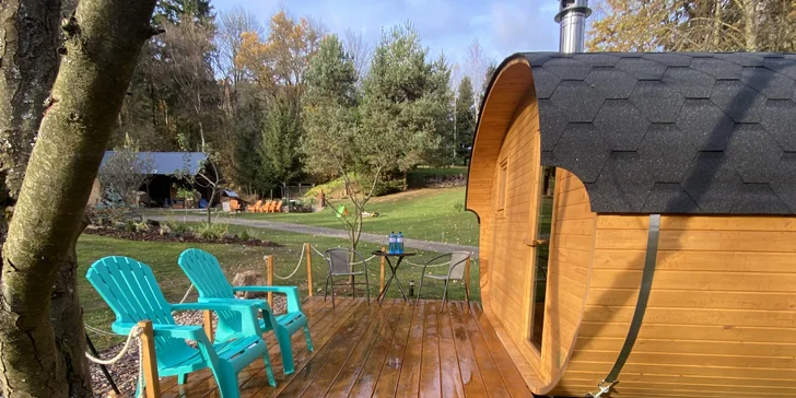 Útulný Tiny House v přírodě Podkrkonoší pro 2 osoby
