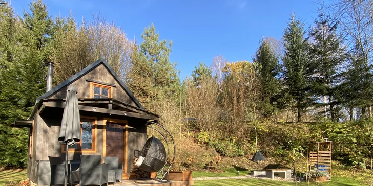 Útulný Tiny House v přírodě Podkrkonoší pro 2 osoby