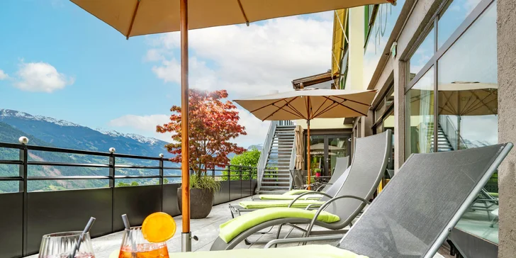 Dovolená v Zillertalu: hotel u lanovky, polopenze a neomezený wellness s výhledem