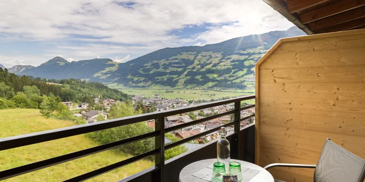 Dovolená v Zillertalu: hotel u lanovky, polopenze a neomezený wellness s výhledem