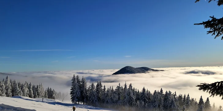 Za turistikou do Krkonoš: horská chata na okraji Harrachova, polopenze