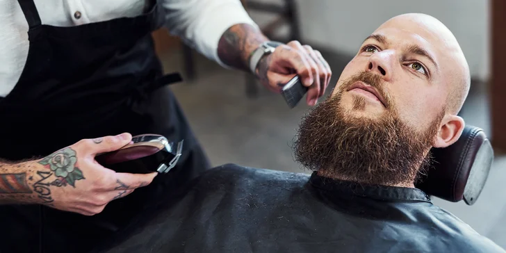 Dětský střih nebo pánský full servis s péčí o vlasy, vousy a pleť v barber shopu