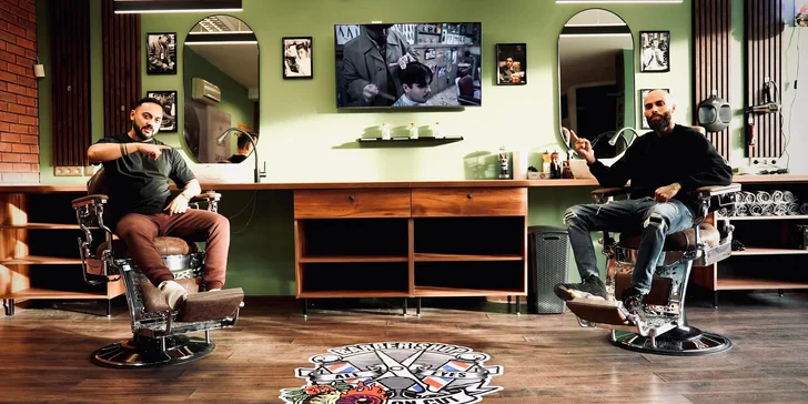 Dětský střih nebo pánský full servis s péčí o vlasy, vousy a pleť v barber shopu