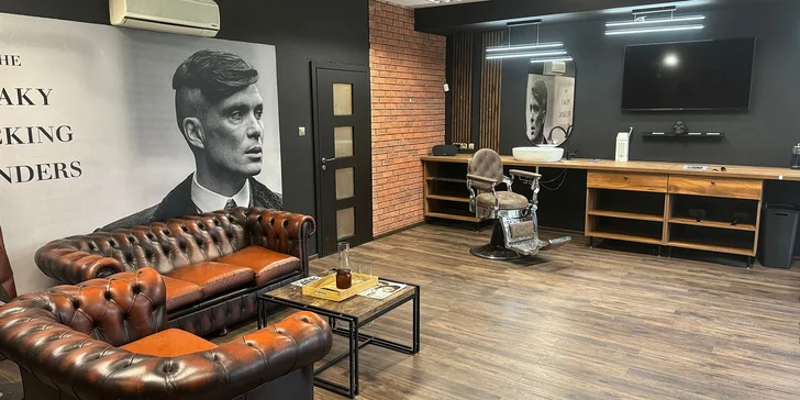 Dětský střih nebo pánský full servis s péčí o vlasy, vousy a pleť v barber shopu