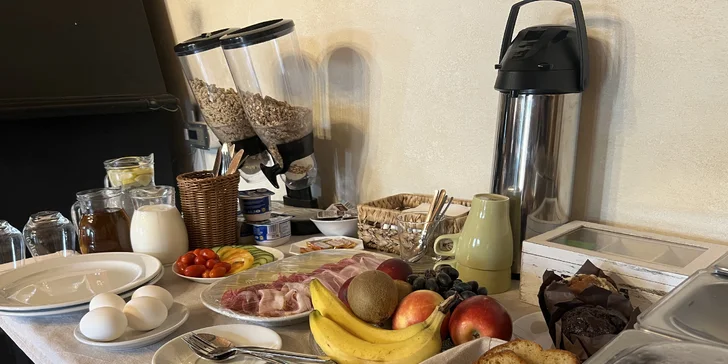 Příjemný pobyt nedaleko Valtic a Lednice se snídaní a privátním wellness