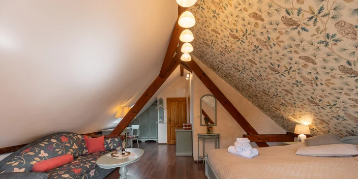 Příjemný pobyt nedaleko Valtic a Lednice se snídaní a privátním wellness