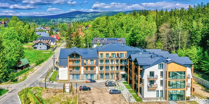 Relax i aktivní dovolená v polských Krkonoších: moderní apartmány, neomezená sauna