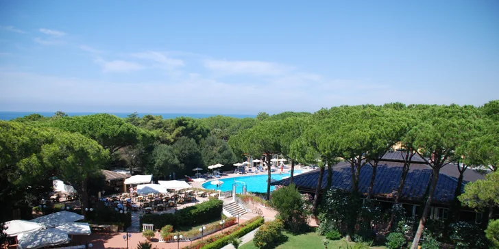 4* pobyt v Toskánsku: snídaně či polopenze, hotel 100 m od písečné pláže a v létě dětský miniclub