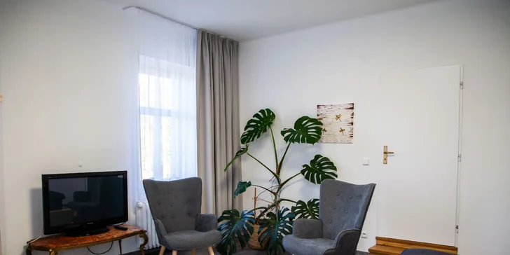 Moderní apartmán s kuchyňkou v centru Vsetína po pár i skupinu až 4 osob