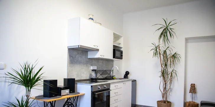 Moderní apartmán s kuchyňkou v centru Vsetína po pár i skupinu až 4 osob