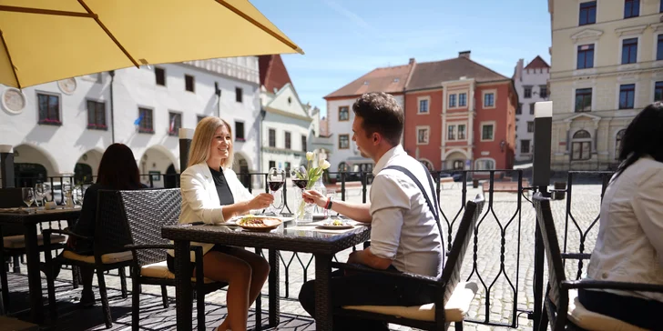 Kouzlo Českého Krumlova: pobyt ve zrekonstruovaném hotelu se snídaní