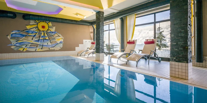 Dovolená v Zillertalu: hotel u lanovky, polopenze a neomezený wellness s výhledem
