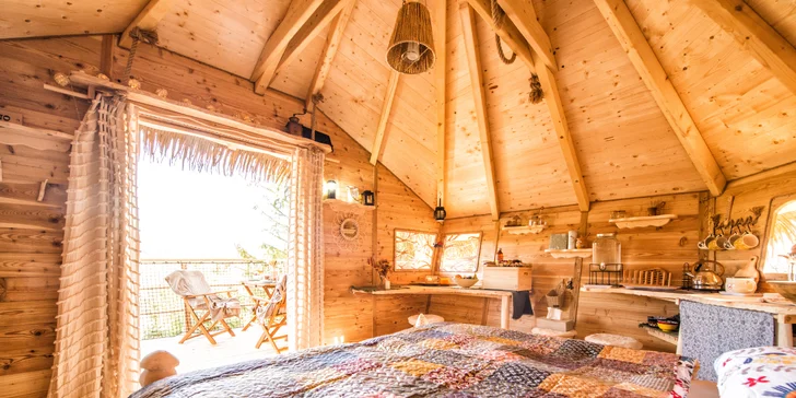 Dobrodružný pobyt v domečku na stromě uprostřed tiché přírody Nízkých Tater