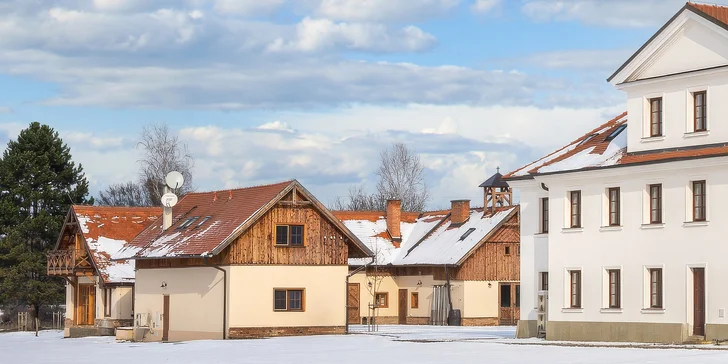 Příjemný pobyt nedaleko Valtic a Lednice se snídaní a privátním wellness